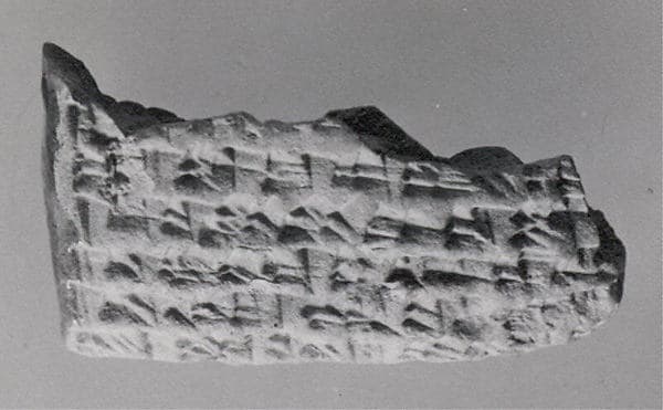Cuneiform tablet: account of commodity issue, Ebabbar archive