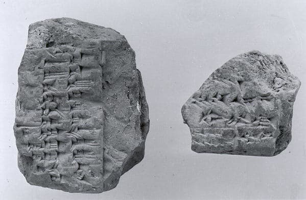 Cuneiform tablet: school exercise tablet, Urra=hubullu, tablet 3