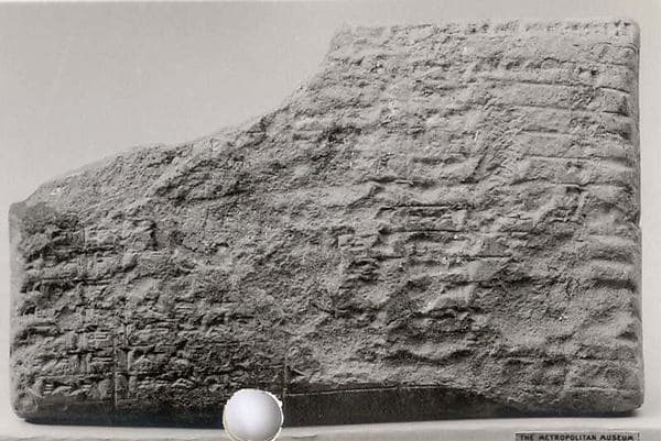 Cuneiform tablet: account of dates as imittu-rent with sissinnu-payments, Ebabbar archive