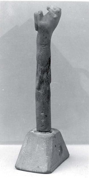 Handle of whip or fly whisk