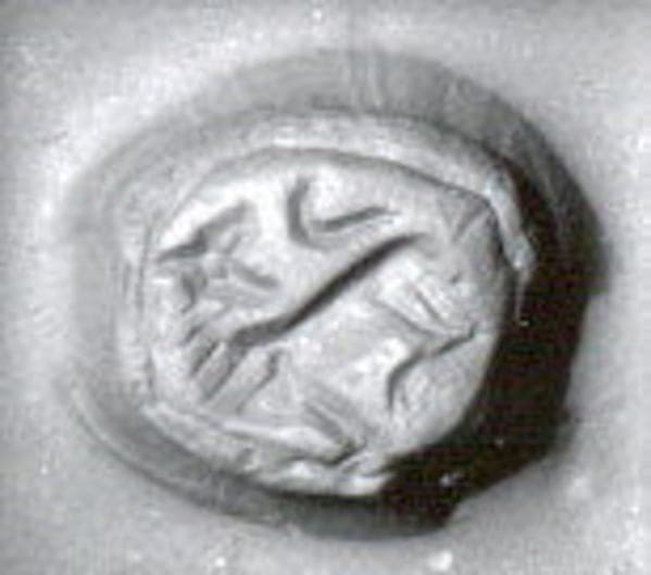 Stamp seal (scarab) with animal