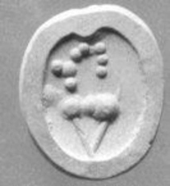 Stamp seal (scaraboid) with animal
