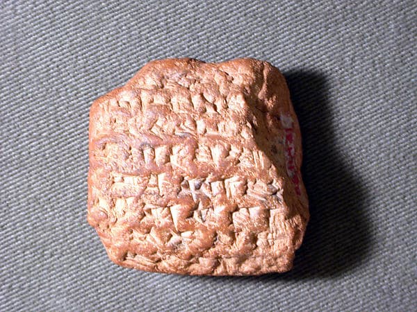 Cuneiform tablet: letter, Ebabbar archive