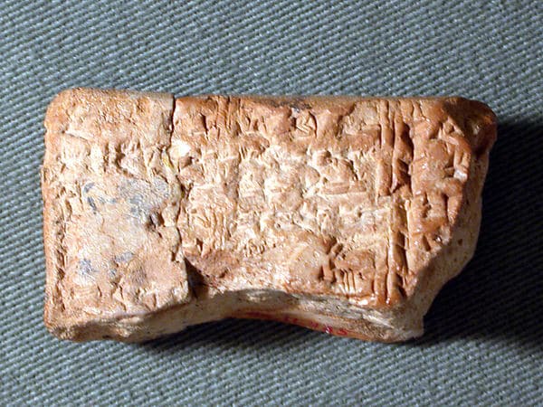 Cuneiform tablet: school exercise tablet, Urra=hubullu, tablet 1