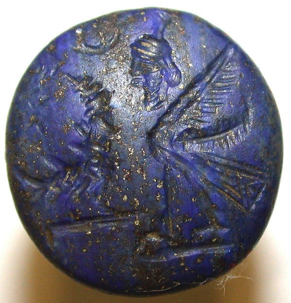 Stamp seal (conoid) with monsters