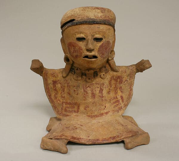 Seated female figure, by Remojadas artist(s)