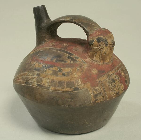 Bridge and Spout Bottle with Falcon