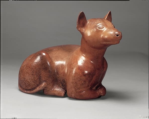 Seated dog, by Colima artist(s)
