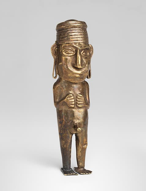 Miniature male effigy, by Inca artist(s)