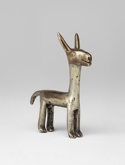 Miniature camelid effigy, by Inca artist(s)