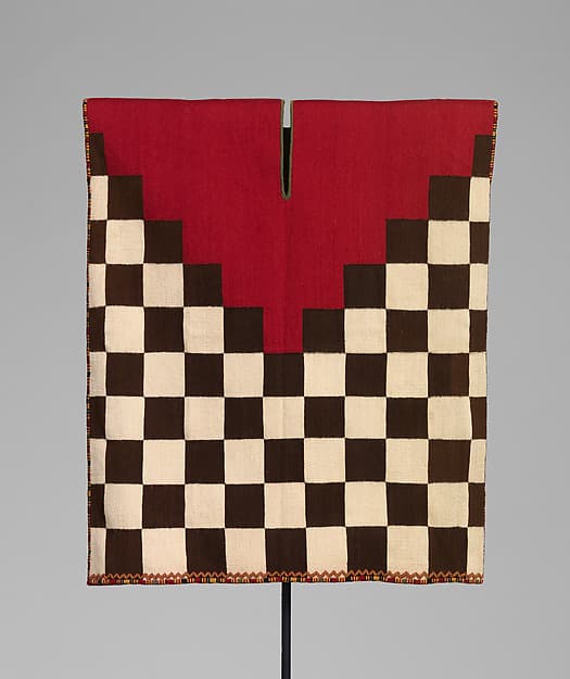 Votive checkerboard tunic, by Inca artist(s)