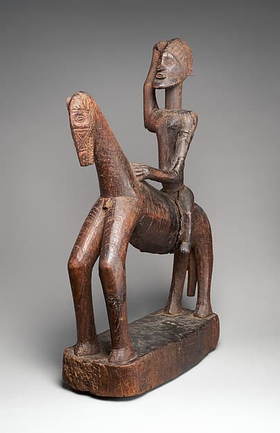 Equestrian, by Dogon blacksmith