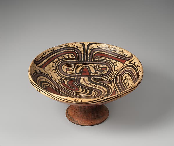 Pedestal plate, by Coclé (Conte) artist(s)