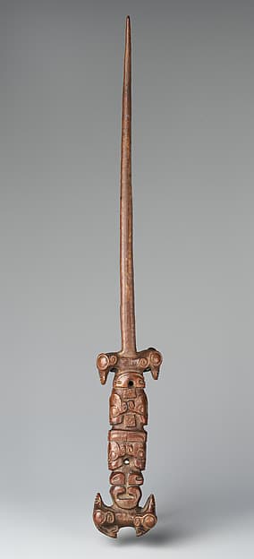 Keè (fan handle), by Ènata artist