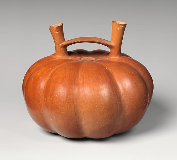 Gourd-shaped bottle, by Topará artist(s)