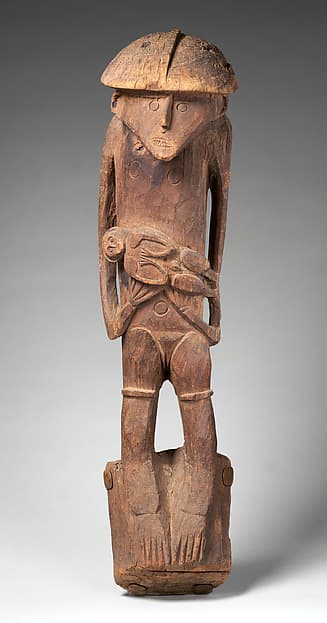 House post figure, by Lake Sentani artist