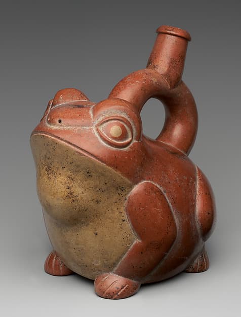 Stirrup Spout Bottle: Frog