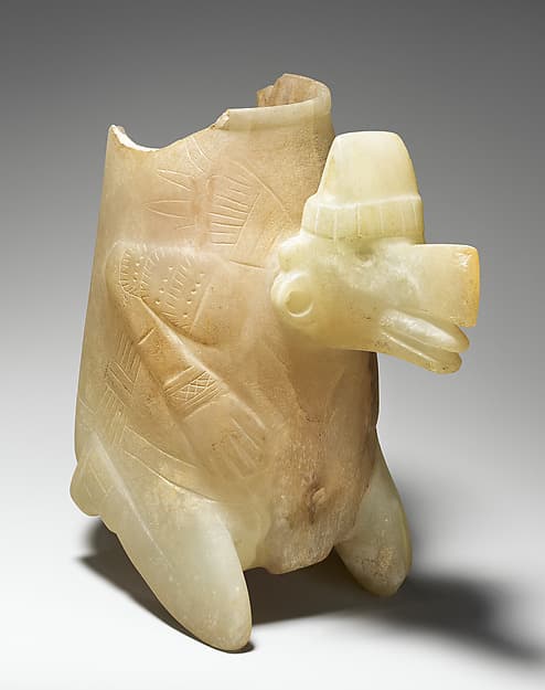 Ehecatl (wind deity) vessel, by Mixtec (Ñuu Savi) artists