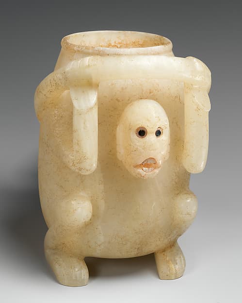 Monkey vessel, by Mixtec (Ñuu Savi) artists