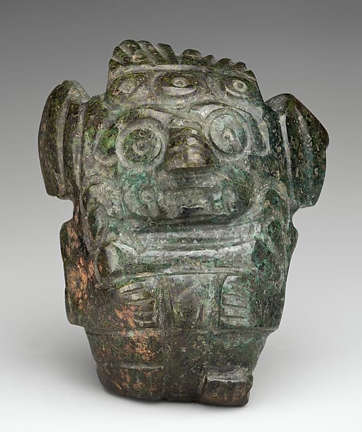 Rain god pendant, by Mexica artist(s)