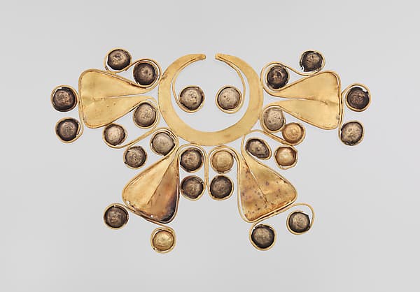 Nose ornament, by Tolita-Tumaco artist(s)