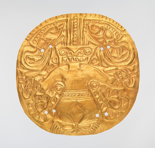 Plaque with Masked Figure