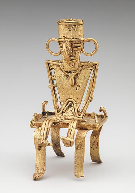 Male Figure on Stool (tunjo)