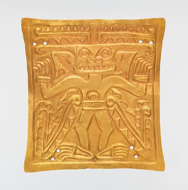 Plaque with Masked Figure