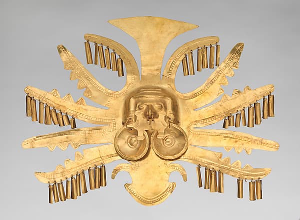 Headdress ornament, by Calima (Yotoco) artist
