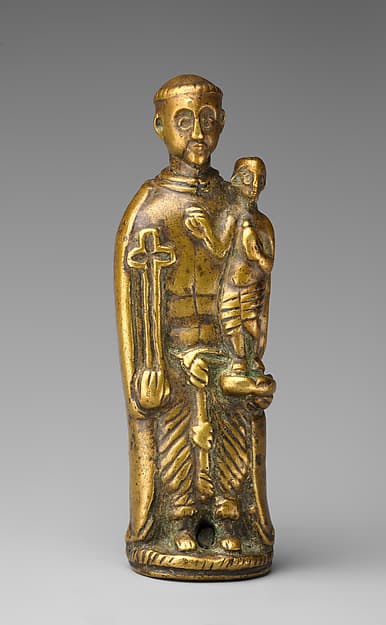 Pendant with Saint Anthony of Padua, by Kongo artist
