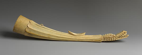 Oliphant (side-blown horn), by Temne or Bullom artist(s)
