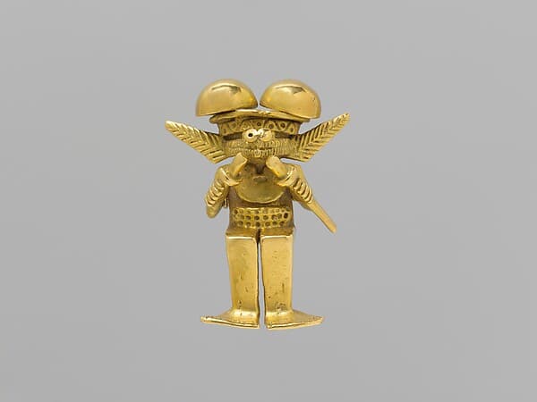 Masked Figure Pendant