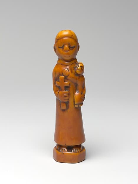 Pendant of Saint Anthony of Padua, by Kongo artist