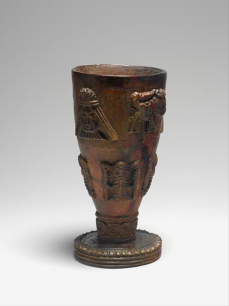 Vessel, by Ìgbèsànmwà (ivory- and wood- carving guild) artists