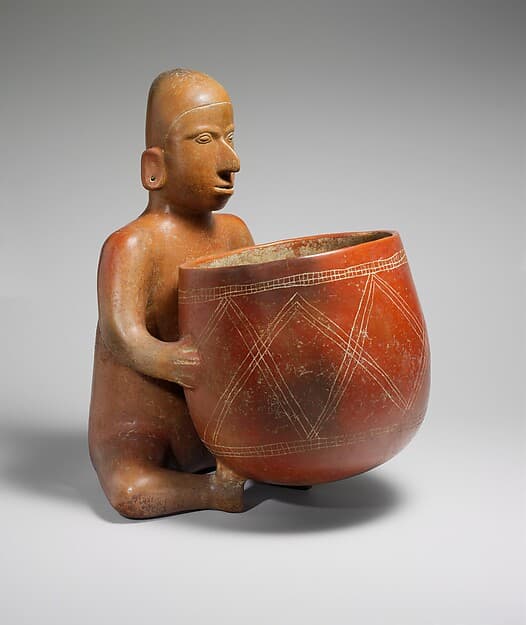 Seated Figure with Vessel, by Colima artist(s)