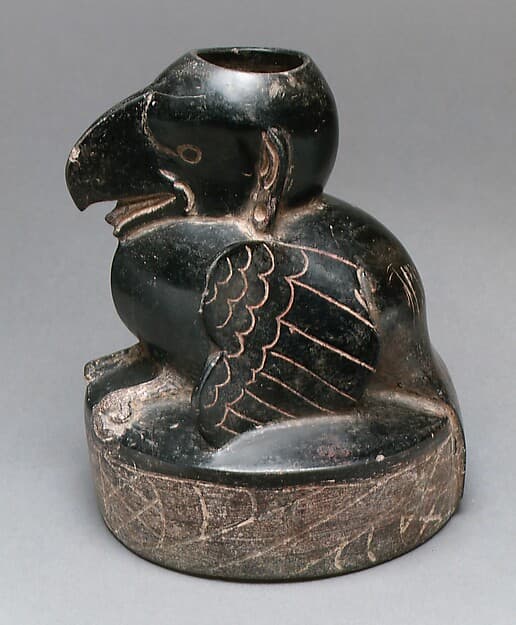 Vessel with mythical bird of prey, by Olmec artist(s)