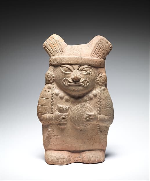 Figure with Cup and Disk