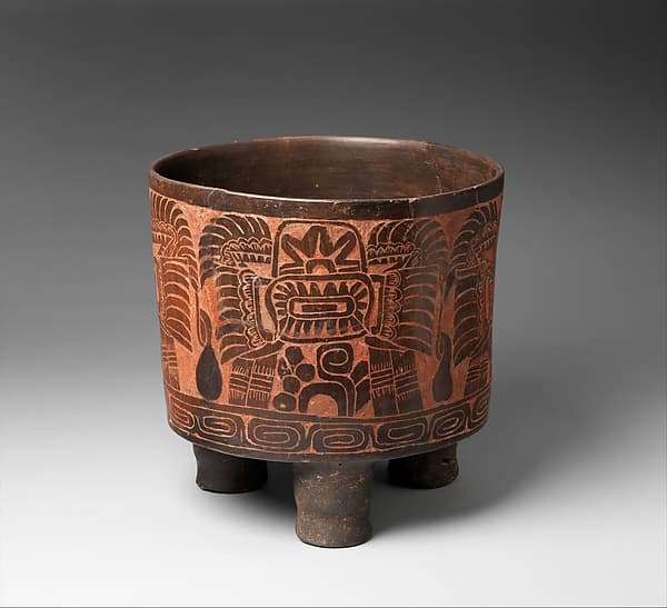 Tripod vessel, by Teotihuacan artist(s)