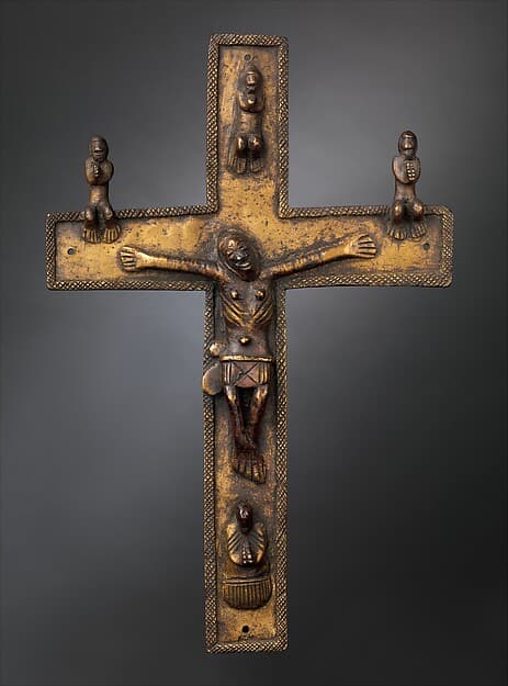 Crucifix, by Kongo artist