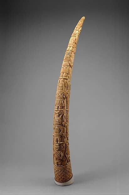 Altar Tusk, by Ìgbèsànmwà (ivory- and wood- carving guild) artists
