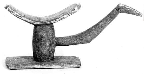 Headrest, by Tellem blacksmith