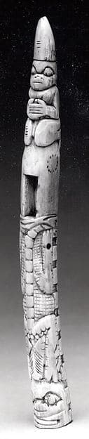 Side-blown Trumpet, by Yoruba artist