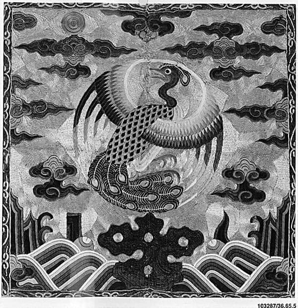 Rank Badge with Peacock