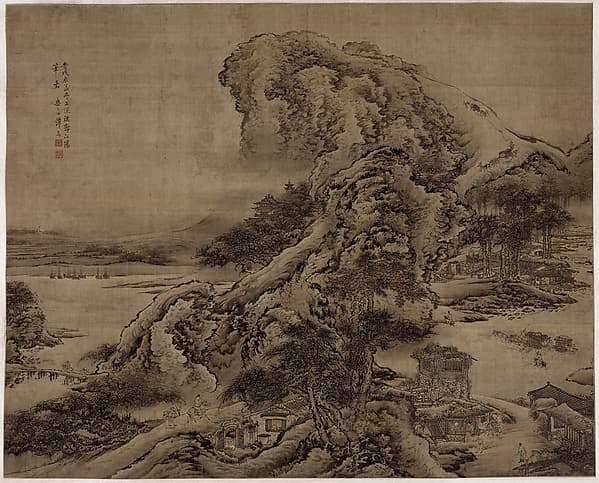 Landscape in the Style of Guo Xi, by Tan Song