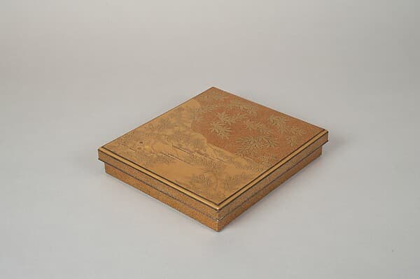 Writing Box (Suzuribako) with Episodes from the Tales of Ise (Ise monogatari), by Nakayama Komin