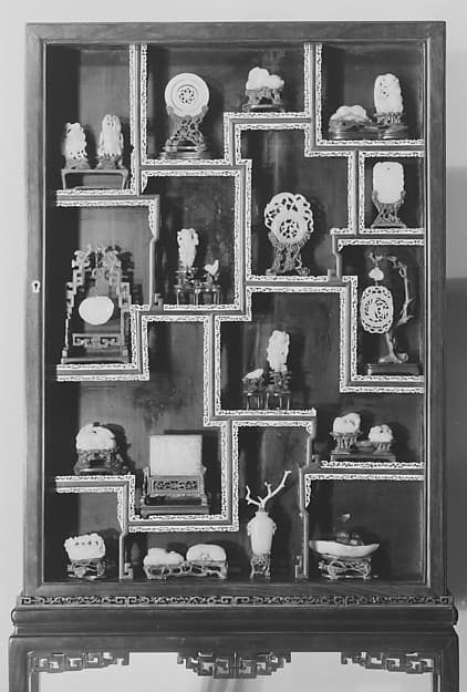Vitrine Containing Twenty-Three Ornaments
