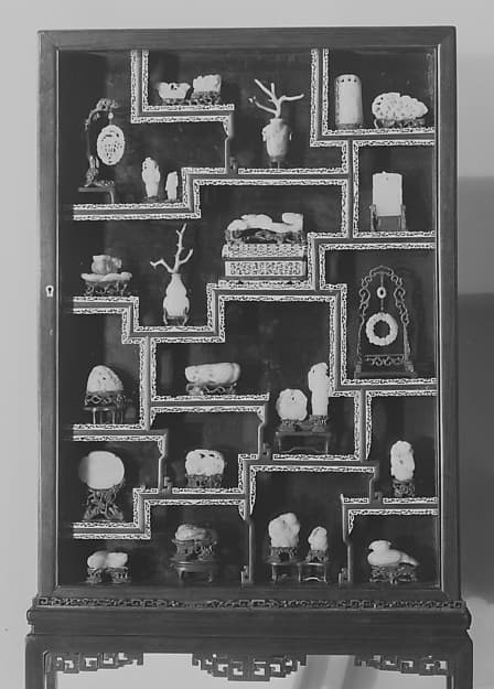 Vitrine Containing Twenty-Five Ornaments