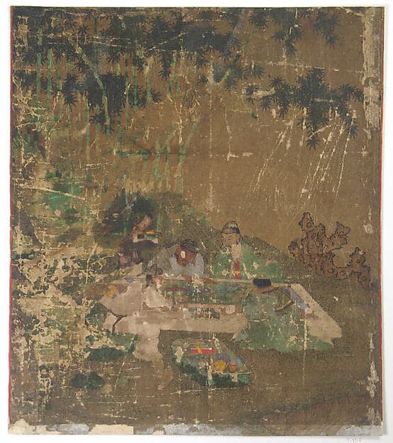 Examining Antiques at Literati Gathering, by Wang Li Mu