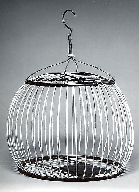 Bird cage with hook