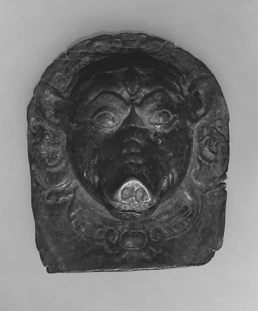 Relief Plaque of Hindu Deity, Probably Processional: Face of Varaha